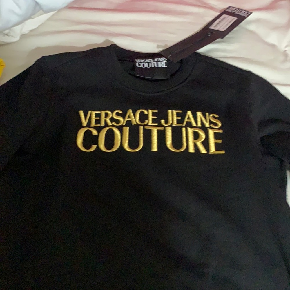 NWT Versace Jeans Couture Black Sweatshirt